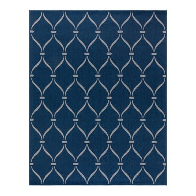 Gertmenian Ringley Araceli Transitional Geometric Flatweave Indoor Outdoor Area Rug