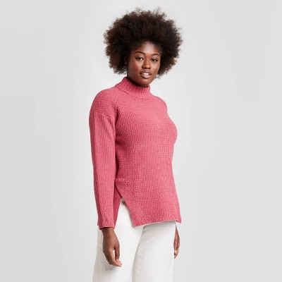 turtleneck tunic sweatshirt