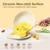 Itopfox Ceramic Cookware Set, Non Stick Pots and Pans Set, 14-Piece Induction Kitchen Cooking Set, Healthy Non Toxic, PFAS PTFE PFOA PFOS Free - 3 of 4