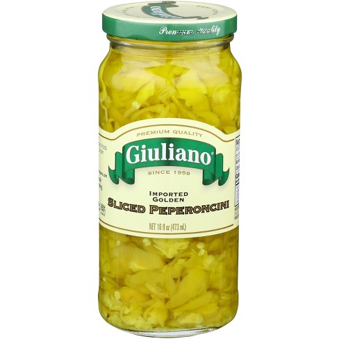 Giuliano Imported Golden Sliced Peperoncini - Case of 6 - 16 oz - image 1 of 1