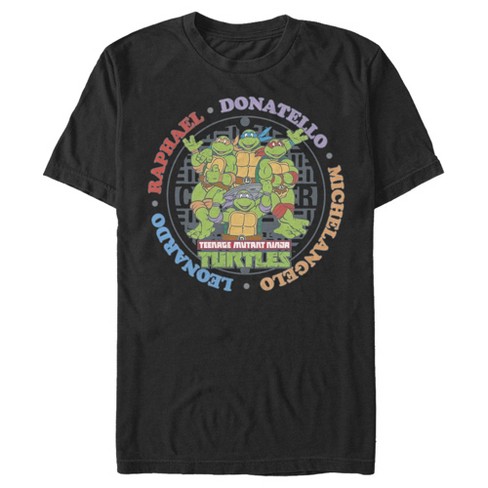 Teenage Mutant Ninja Turtles Gray T-Shirts for Men