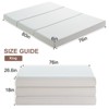 Dyonery 6 Inch Foldable Mattress,Full Size Trifold Mattress Folding Bed,Memory Foam Floor Sleeping Mattress, Silver Golden - 2 of 4