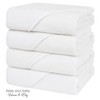 American Soft Linen Turkish Baby Hooded Bath Towel Set, 100% Cotton Soft Fluffy Baby Hooded Shower Towels - 4 of 4