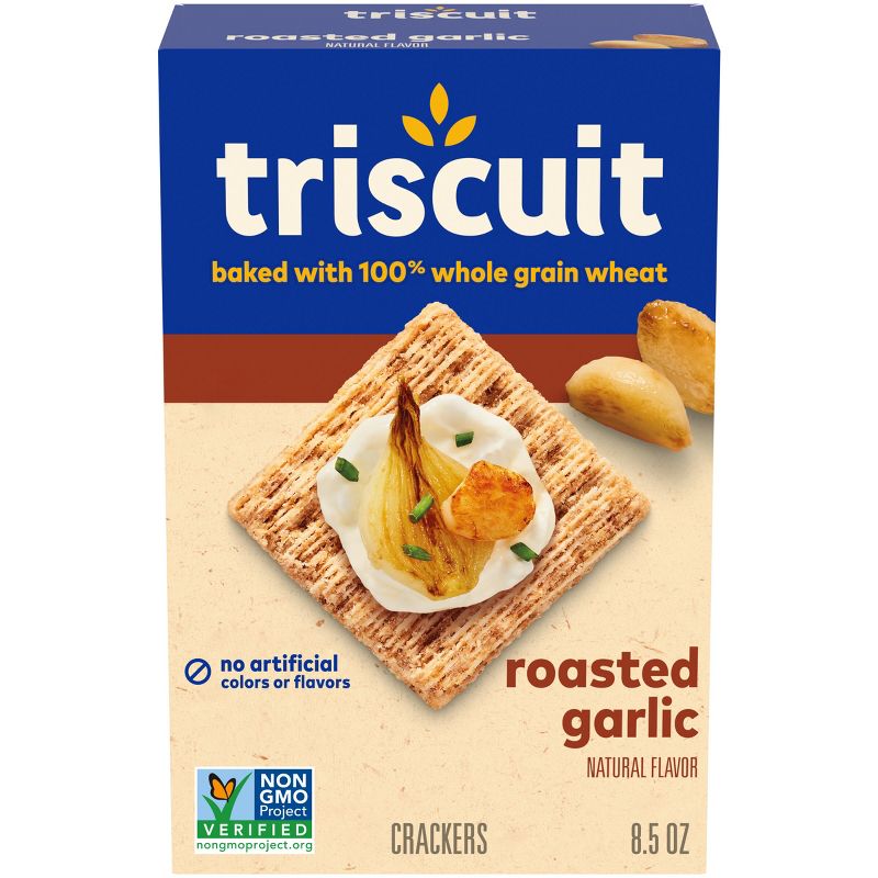 Triscuit Roasted Garlic Crackers - 8.5oz, 1 of 22