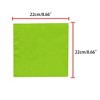 INSPIRE CHIC Men's Wedding Party Solid Color Self-Folded Pocket Squares - 3 of 4