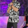HAPPY BAY Men's Halloween Costumes Hawaiian Shirt Short Sleeve Button Down Shirt Mens Shirt Holiday Shirts for Men Funny - 2 of 4