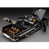 1961 Chevrolet Impala Open Convertible Lowrider Black with Gold "American Collectibles" 1/18 Diecast Model Car by Sun Star - 2 of 4