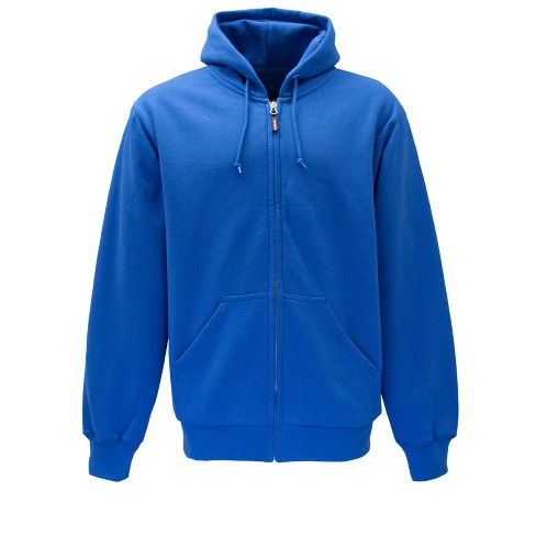 Refrigiwear Thermal Knit Lined Hoodie Hooded Zip up Fleece Sweatshirt royal Blue 5xl Target