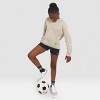 Girls' Champion Oversized Fleece Graphic Hoodie - 2 of 4