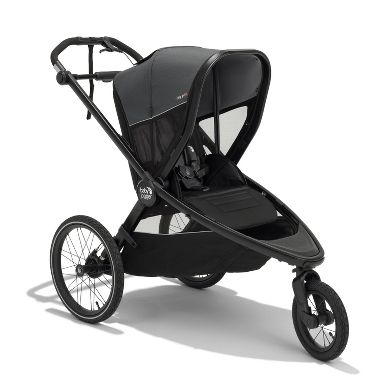 Baby Jogger City Prix Jogger Stroller - Ambition Black: Maximum Weight Capacity 55 lbs, Forward Facing Seat, Rubber Tires