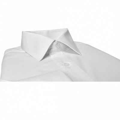 Steven Land Men's Trim Fit 100% Cotton Single Link Cuff Dress Shirt TS508 Tan 