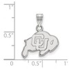 Black Bow Jewelry Sterling Silver Colorado Buffalos NCAA Small Pendant - 2 of 3