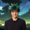 Costume Culture by Franco LLC Anime Hero Adult Green and Black Costume Wig - 2 of 4