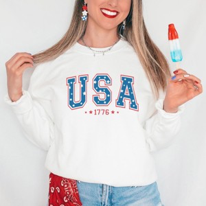 Simply Sage Market USA 1776 Stars Sweatshirt - 1 of 4