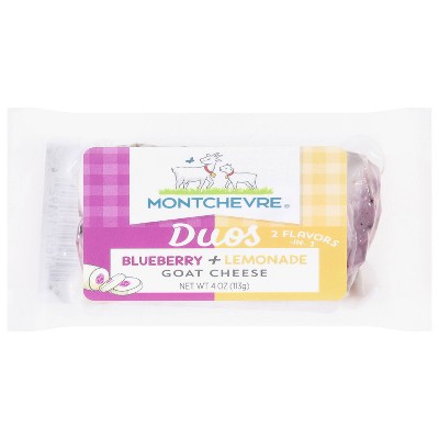 Montchevre Duo Log Blueberry & Lemonade Cheese - 4oz