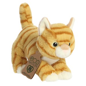 Aurora Small Orange Tabby Eco Nation Eco-Friendly Stuffed Animal 8.5" - 1 of 4