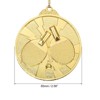 Unique Bargains Zinc Alloy Corrosion-Resistant Badminton Award with Ribbon 3 Pcs - 2 of 4