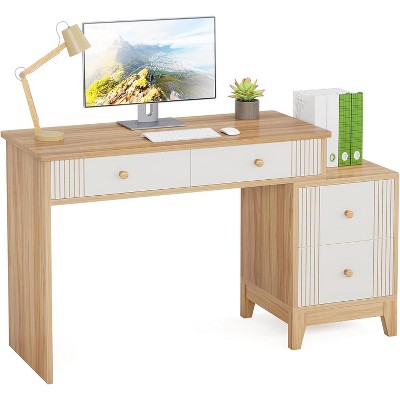 Tribesigns 51-Inch Computer Desk with 4 Drawers