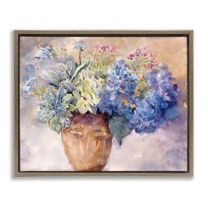 Stupell Industries Purple Hydrangea Painting, 31" x 25" - 1 of 4
