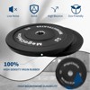 2 Inch Bumper Weight Plate Set, Rubber Coated Weight Plate for Home Gym, Steel Barbell Weight Plate with Stainless Steel Insert, 100 lbs set - 4 of 4