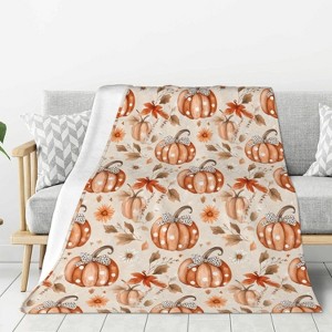 Lomsoe Christmas Pine Tree White Winter Couch Throw Blanket Flannel Soft Blanket for Living Room Bed Sofa Travel Office Camping. - 1 of 4