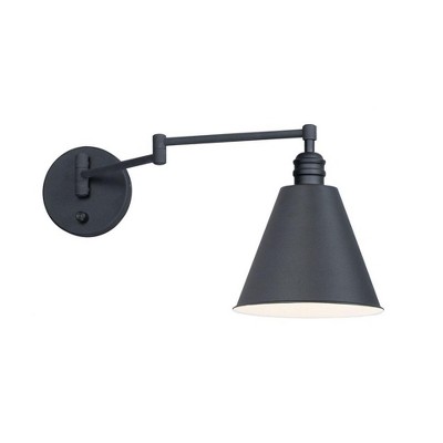 Maxim Lighting Library 1 - Light Swing Arm Lamp in  Black