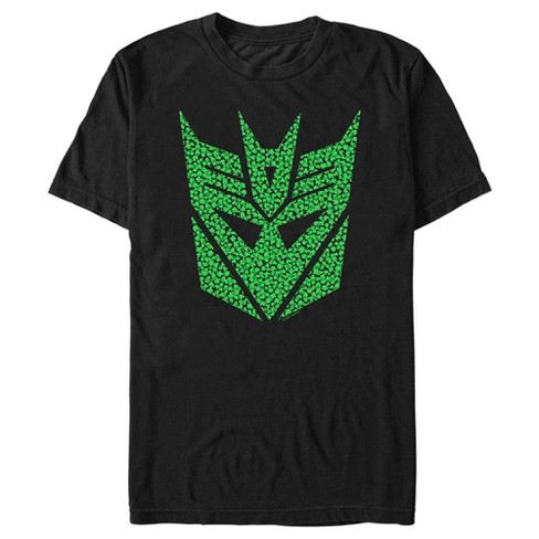 Men's Transformers St. Patrick's Day Cloverfield Decepticon Logo T-Shirt - image 1 of 4