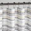Dainty Home 3D Printed Textured Waffle Weave 13 Piece Shower Curtain Set - 2 of 4