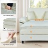 IULULU Sectional Sofa, Chenille Cloud Couch Comfy Upholstered Sofa with Ottoman - 4 of 4