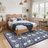Accent Rug - Non-Slip Stain Resistant Low Pile Carpet Ultra Soft Non-Shedding Portable Floor Cover for Bedroom Living Room Nursery - 2 of 4