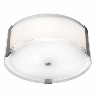 Access Lighting Tara 3 - Light Flush Mount in  Brushed Steel
