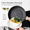 LunaLulink 12-Piece Nonstick Cookware Set, Sticky Granite Cooking Set - 2 of 4