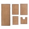 Home Weavers Luxury Collection 100% Cotton Tufted Bathroom Rug Set, Non-Slip Latex Bath Rug Set - 2 of 4