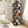 Aheaplus 7-Tier Shoe Rack, 28-32 Pair Rotating Shoe Rack Tower - 2 of 4