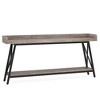 Resenkos Entryway Table, Console Sofa Table,Industrial Console Table, 2-Tier Narrow Sofa Table Behind Couch, - 4 of 4