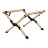 PAGED Small Size Portable Dining Table Modern Wooden Patio Folding Table with X-Frame for Indoor and Outdoor - 2 of 4