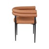 Meridian Furniture,Lavina Vegan Leather Dining Chair, Set of 2 - 3 of 4