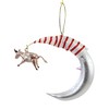 Italian Ornaments 6.0 Inch Cow Jumped Over The Moon Ornament Italian Nursery Rhyme Tree Ornaments - 3 of 3