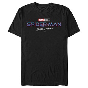 Men's Marvel Spider-Man: No Way Home Logo Black T-Shirt - 1 of 4
