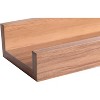Kiera Grace 23"x4" Wall Shelf Brown: MDF Floating Storage - 2 of 4
