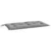 vidaXL Garden Bench Cushion Set of 2 Grey Oxford fabric (100% polyester) - 4 of 4