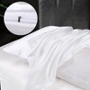 PiccoCasa Luxury Smooth Satin Hidden Zipper Closure Pillowcases 2 Pcs - 4 of 4
