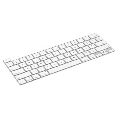 Insten Keyboard Cover Protector Compatible with 2020 Macbook Pro 13", Ultra Thin Silicone Skin, Tactile Feeling, Anti-Dust, White