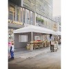 10'x 20' Pop up Canopy Tent, Easy to Set Up and Take Down, 2Pcs Sidewalls, Portable Outdoor Tent for Wedding, Patio, Party,Black - 2 of 4