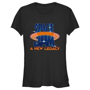 Juniors Womens Space Jam: A New Legacy Classic Logo T-Shirt - 1 of 4