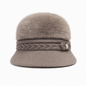 Anna-Kaci Women's Soft Winter Knit Hat with Elegant Bow Accent - 1 of 3