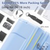 Lyngins Expandable 28 Inch ABS Hard Shell Luggage, Checked Suitcase/Away Luggage, TSA Approved 3-Dial Lock, Quiet Double Universal Wheels - 2 of 4