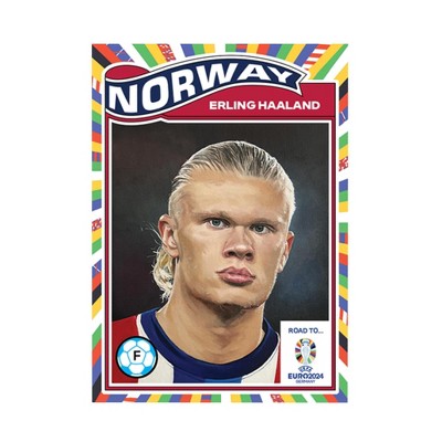 Topps Road to UEFA EURO 2024 Living Set Card 3 | Erling Haaland