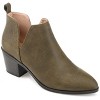Journee Collection Women's Lola Pull On Stacked Heel Booties - 2 of 4