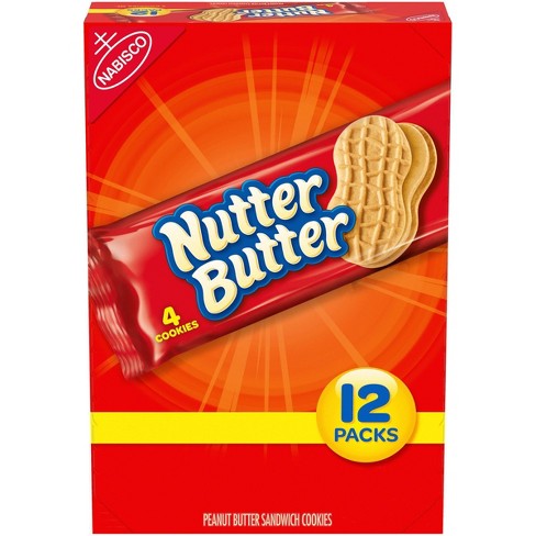 Nutter Butter Peanut Butter Sandwich Cookies 22 8oz 12ct Target